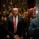 President-elect Donald Trump after meeting with Martin Luther King III at Trump Tower in New York City on Jan. 16, 2017, in New York City. (Drew Angerer/Getty Images)